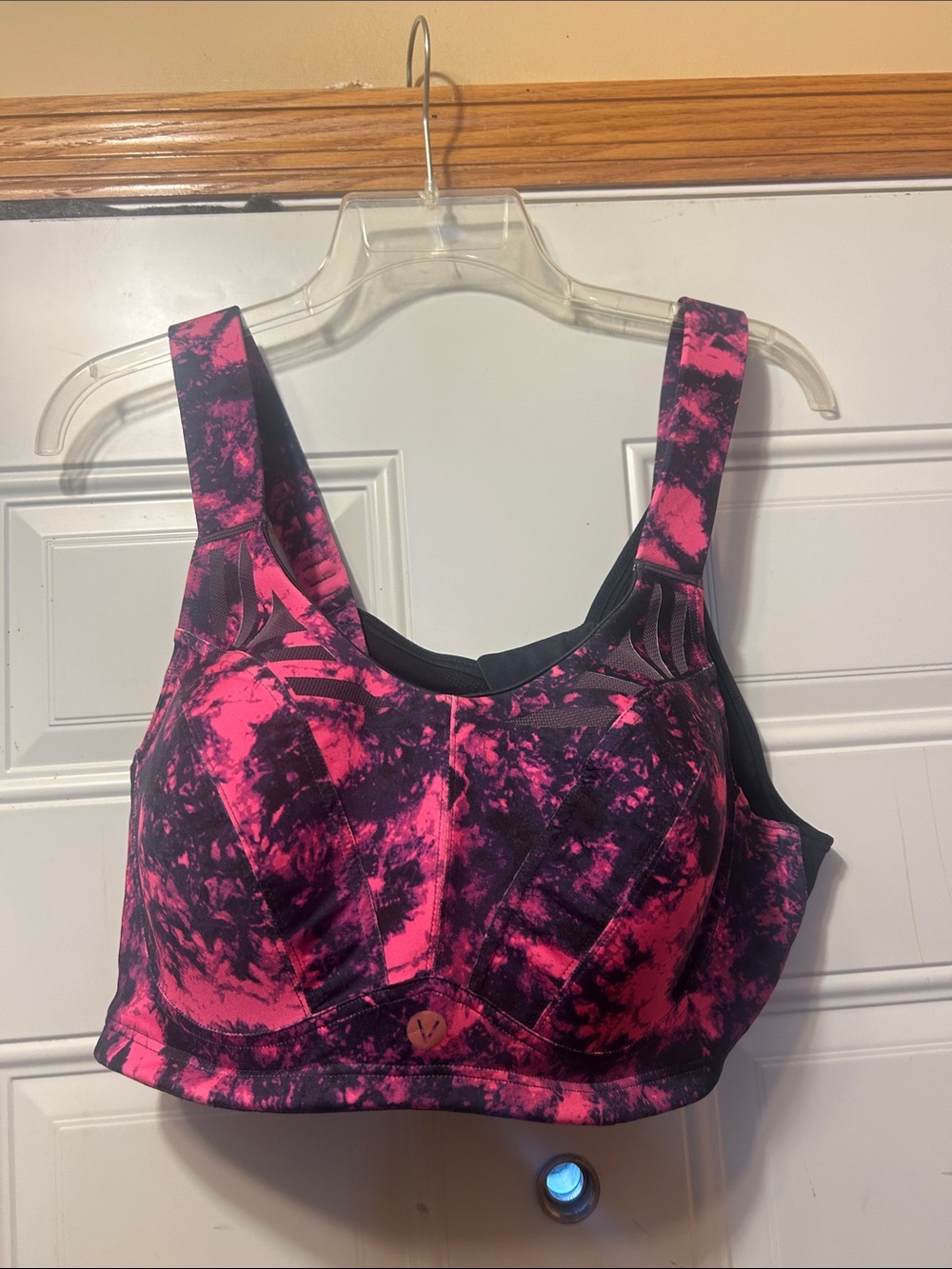 Livi Active High-Impact Pink & Black Sports Bra 44B